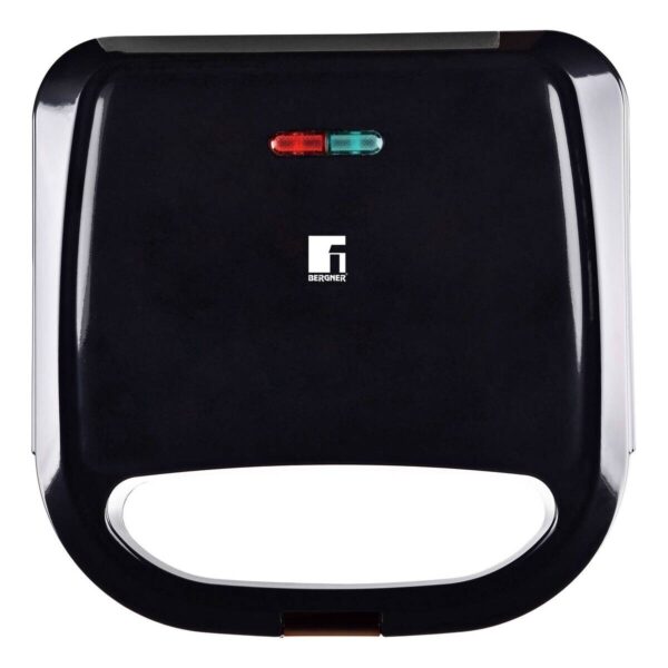 BERGNER Sandwichtoaster BG-53005-CP schwarz Kupfer Aluminium Kunststoff B/H/L: ca. 22x9x22 cm – Bild 3