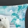 Baumwoll Bettwäsche Seppo Flanell blau Baumwolle B/L: ca. 135x200 cm – Bild 2