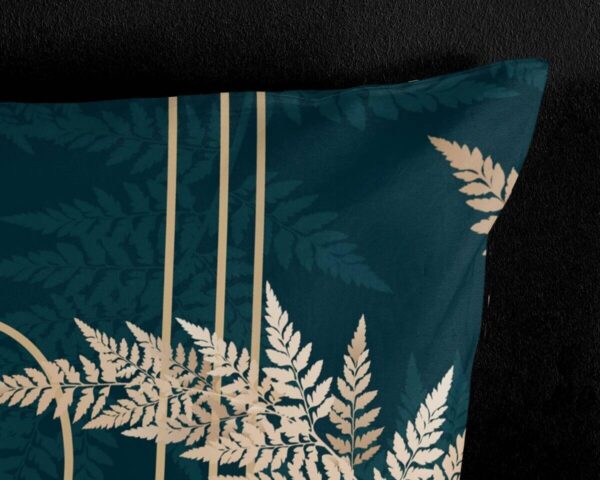 Microfaser Bettwäsche Malak grün Polyester B/L: ca. 135x200 cm – Bild 4