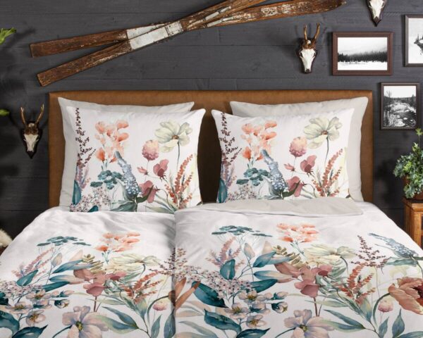 Baumwoll Bettwäsche Aime Flanell Multi Baumwolle B/L: ca. 135x200 cm – Bild 3