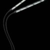 GLOBO LED-Klemmstrahler mattschwarz transparent Metall Kunststoff B/H/T: ca. 45x47x41 cm 1 Brennstellen – Bild 2