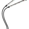 GLOBO LED-Klemmstrahler mattschwarz transparent Metall Kunststoff B/H/T: ca. 45x47x41 cm 1 Brennstellen – Bild 3
