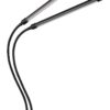 GLOBO LED-Klemmstrahler mattschwarz transparent Metall Kunststoff B/H/T: ca. 45x47x41 cm 1 Brennstellen – Bild 4