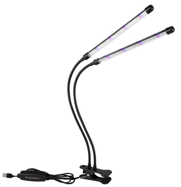 GLOBO LED-Klemmstrahler mattschwarz transparent Metall Kunststoff B/H/T: ca. 45x47x41 cm 1 Brennstellen – Bild 5