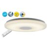 Näve Leuchten LED-Deckenleuchte weiß Kunststoff Metall B/H/T/D: ca. 60x6x60x60 cm – Bild 4