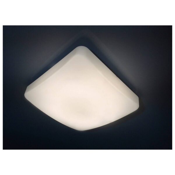 Näve Leuchten LED-Deckenleuchte weiß Metall Kunststoff B/H/T: ca. 27x27x8 cm – Bild 3
