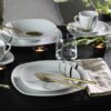 CreaTable Kombiservice Square City Line weiß Porzellan 30 tlg. – Bild 5