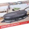 alpina Raclette-Grill schwarz Metall B/H/L: ca. 47,5x12x32 cm – Bild 3