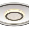 GLOBO LED-Deckenleuchte Cara Chrom grau Edelstahl Metall Aluminium H/D: ca. 5x43,2 cm 1 Brennstellen – Bild 2