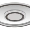 GLOBO LED-Deckenleuchte Cara Chrom grau Edelstahl Metall Aluminium H/D: ca. 5x43,2 cm 1 Brennstellen – Bild 3
