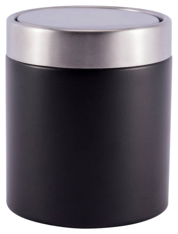 Kosmetikeimer schwarz Edelstahl ca. 1,58 l Kosmetikeimer schwarz Edelstahl ca. 1,58 l – Bild 3