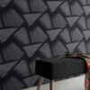 Erismann Vliestapete Schimmer schwarz silber B/L: ca. 53x1005 cm – Bild 2