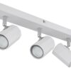 GLOBO Spot JAMES 57918-3W weiß Metall B/H/L: ca. 39x14,5x6 cm GU10 3 Brennstellen – Bild 2