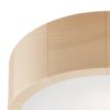 Lamkur Deckenleuchte Eveline kiefer Glas Holz H/L: ca. 8x27 cm E27 1 Brennstellen – Bild 5
