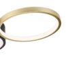 Lamkur LED-Deckenleuchte ALIZEE 50980 schwarz gold PVC Stahl H/L: ca. 9,5x60 cm 3 Brennstellen – Bild 3