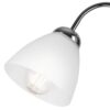 Lamkur Deckenleuchte Miranda Chrom Glas Metall H/L: ca. 31x50 cm E27 3 Brennstellen – Bild 3