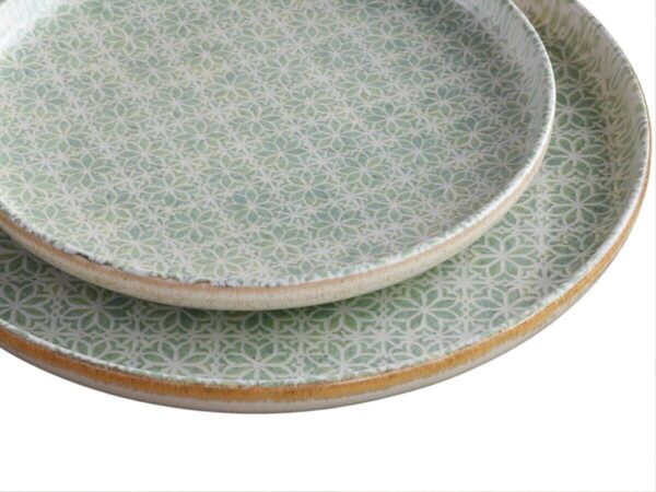 CreaTable Tafelservice Uno Emiliana grün Steinzeug 12 tlg. – Bild 4