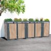 Westmann Mülltonnenbox Planta braun B/H/L: ca. 332x124x84 cm – Bild 4