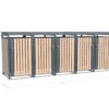 Westmann Mülltonnenbox Planta braun B/H/L: ca. 332x124x84 cm – Bild 5