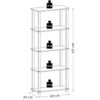 Kesper Regal grau Kunststoff B/H/L: ca. 29x147x60 cm – Bild 2
