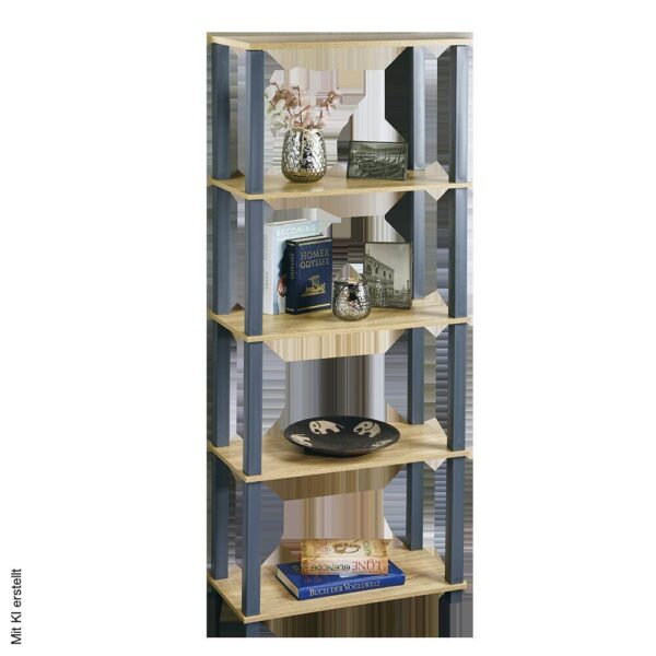 Kesper Regal grau Kunststoff B/H/L: ca. 29x147x60 cm – Bild 5