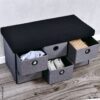 Kesper Sitzbank grau B/H/L: ca. 37,5x10x77 cm Kesper Sitzbank grau B/H/L: ca. 37,5x10x77 cm – Bild 3