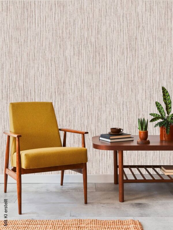 UGEPA Vliestapete Textiloptik beige B/L: ca. 53x1005 cm – Bild 2