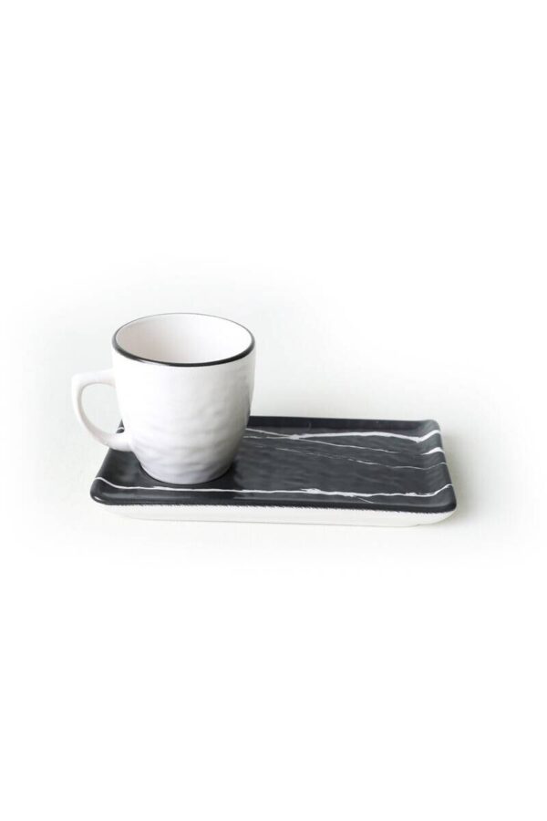 HermiaConcept Kaffeetassen-Set Quebec 4-tlg. multicolor Steinzeug HermiaConcept Kaffeetassen-Set Quebec 4-tlg. multicolor Steinzeug – Bild 3