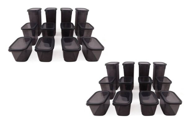 HermiaConcept Frischhaltebox-Set Marrakech 24-tlg. anthrazit – Bild 5