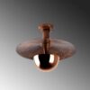 Opviq Deckenleuchte Kurt Kupfer Metall B/H/T/L/D: ca. 38x31x38x38x38 cm G9 1 Brennstellen – Bild 4