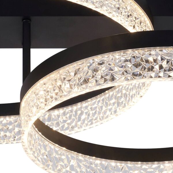 POCOline LED-Deckenleuchte Odett Metall Acryl B/H/L: ca. 50x20,5x72 cm – Bild 2