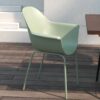 Outsunny Bistro-Set grün Kunststoff B/H/L: ca. 55x84x59 cm – Bild 4