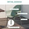Outsunny Bistro-Set grün Kunststoff B/H/L: ca. 55x84x59 cm – Bild 5