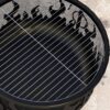 Outsunny Feuerschale schwarz Metall B/H/L: ca. 61x55x61 cm – Bild 5
