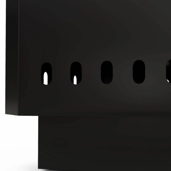 Outsunny Feuerschale schwarz Metall B/H/L: ca. 48x41x48 cm Outsunny Feuerschale schwarz Metall B/H/L: ca. 48x41x48 cm – Bild 3