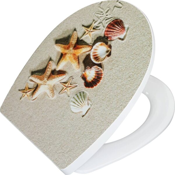 POCOline WC-Sitz Muscheln sand Thermoplast – Bild 2
