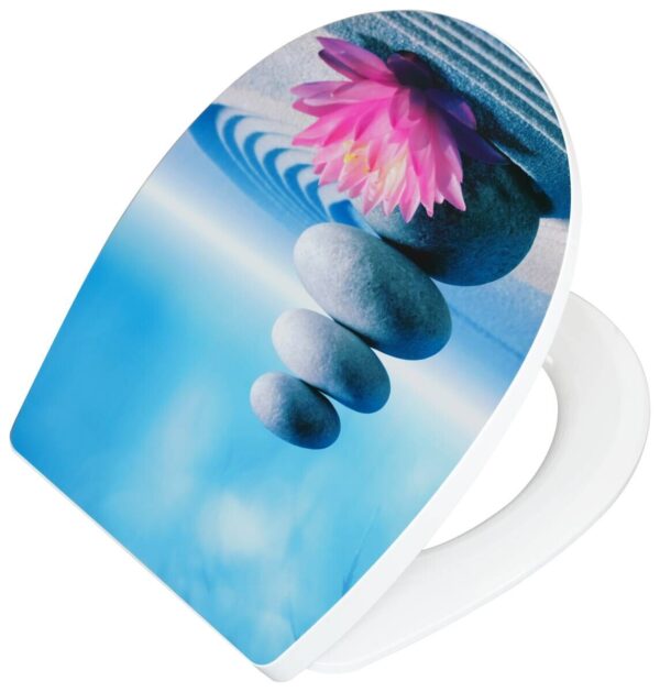 POCOline WC-Sitz Lotus blau Thermoplast – Bild 2