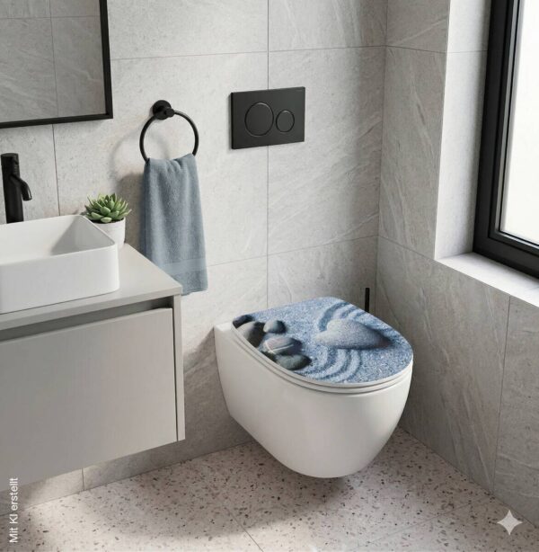 POCOline WC-Sitz Valentine steingrau Thermoplast – Bild 4