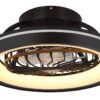 GLOBO LED-Deckenventilator DEANNE 3665 Opal schwarz H/D: ca. 20x48 cm max. 40 W – Bild 5