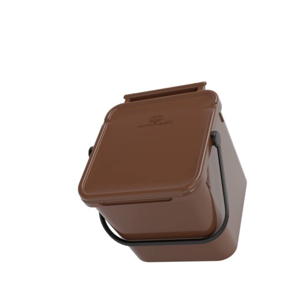 Eco-Logico Abfalleimer braun B/H/L: ca. 24x20,5x23,7 cm – Bild 2