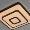 Just Light LED-Deckenleuchte Turanus schwarz B/H/L: ca. 37,5x8,5x37,5 cm – Bild 4