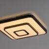 Just Light LED-Deckenleuchte Turanus schwarz B/H/L: ca. 37,5x8,5x37,5 cm – Bild 5