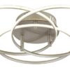 GLOBO Deckenleuchte Opal mattschwarz Metall Aluminium H/D: ca. 9,4x45,6 cm 1 Brennstellen – Bild 4