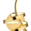 GLOBO Deckenleuchte Craft Gold Opal Aluminium Metall H: ca. 35 cm 1 Brennstellen – Bild 2