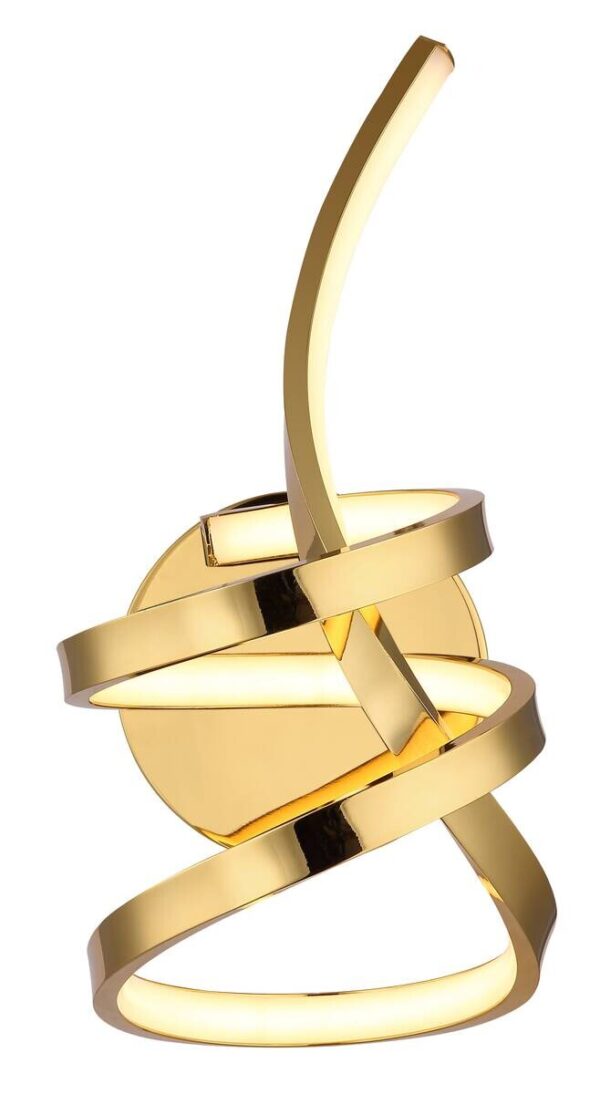GLOBO Deckenleuchte Craft Gold Opal Aluminium Metall H: ca. 35 cm 1 Brennstellen – Bild 2