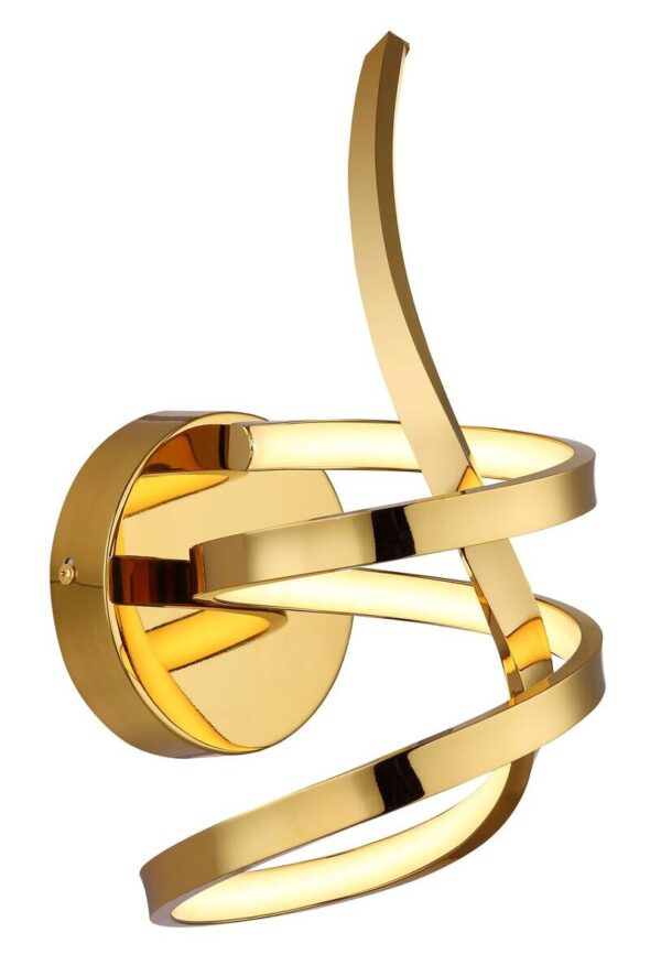 GLOBO Deckenleuchte Craft Gold Opal Aluminium Metall H: ca. 35 cm 1 Brennstellen – Bild 4