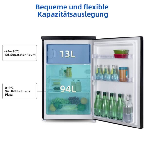 CHiQ Stand-Kühlschrank CKS110CBPO dark Inox B/H/T: ca. 54,9x84,5x55,6 cm – Bild 4