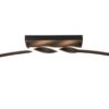 Reality LED-Deckenleuchte Ginko mattschwarz Metall B/H/T: ca. 79x12,5x9 cm 1 Brennstellen Reality LED-Deckenleuchte Ginko mattschwarz Metall B/H/T: ca. 79x12,5x9 cm 1 Brennstellen – Bild 2
