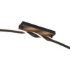 Reality LED-Deckenleuchte Ginko mattschwarz Metall B/H/T: ca. 79x12,5x9 cm 1 Brennstellen Reality LED-Deckenleuchte Ginko mattschwarz Metall B/H/T: ca. 79x12,5x9 cm 1 Brennstellen – Bild 3