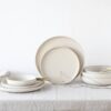 CreaTable Tafelservice Uno weiß Steinzeug 8 tlg. – Bild 3